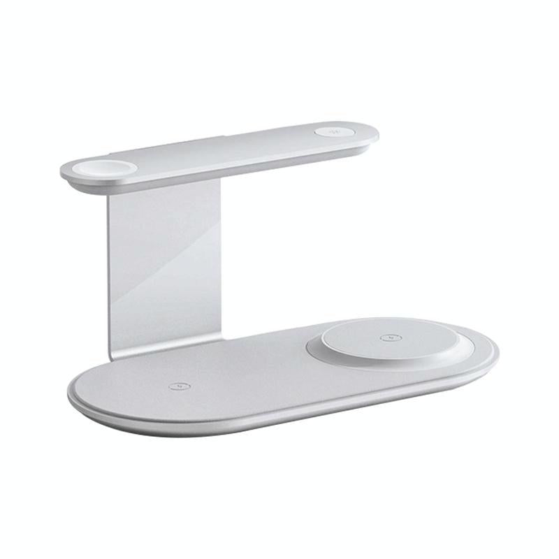 V562-B107867700ADE-202504212025-00 3 In 1 Wireless Charger With Night Light 15W - Silver - Image 1