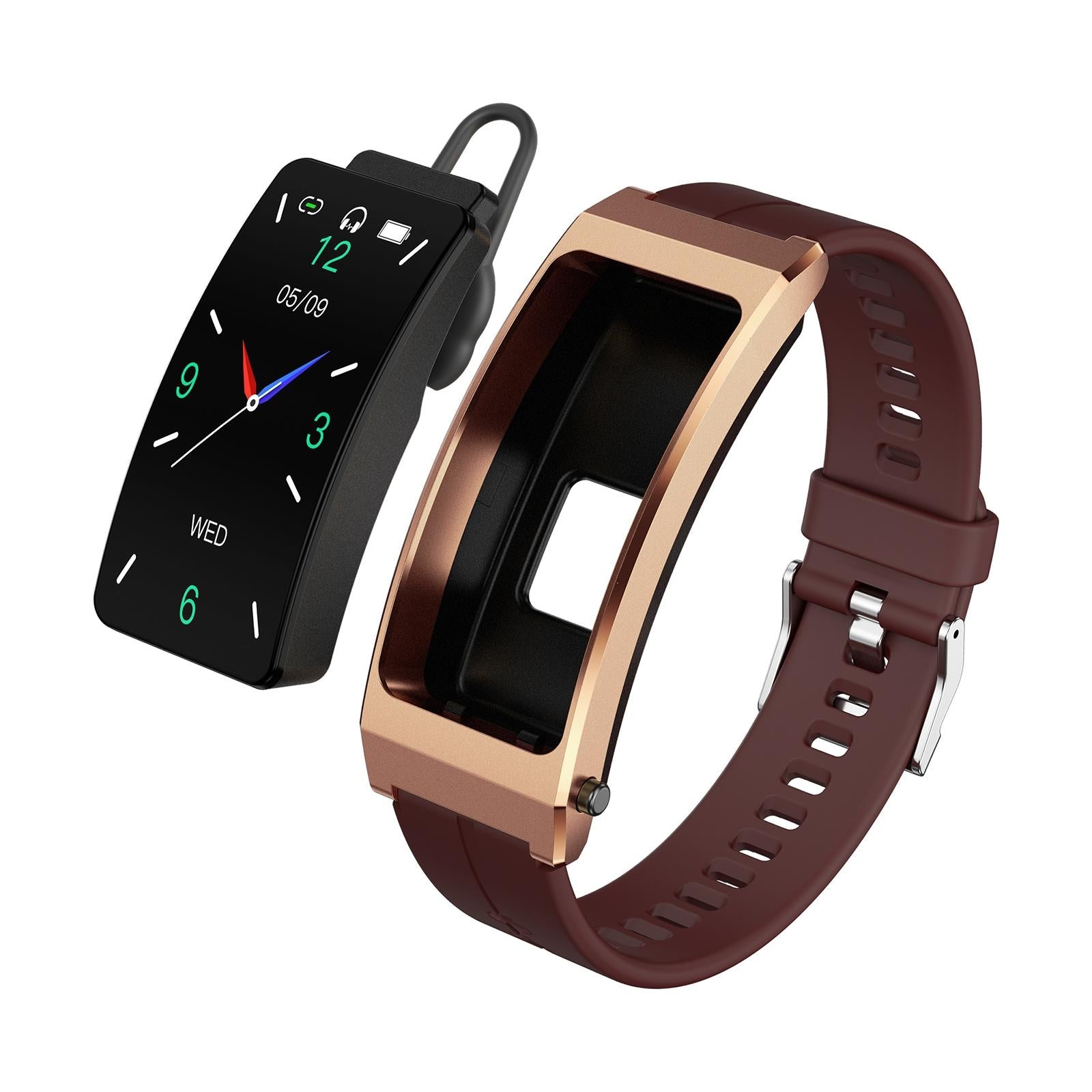 V562-B108721500ADE-202504252121-00 Sleep Oxygen Monitoring Smart Bracelet - Rose Gold - Image 1