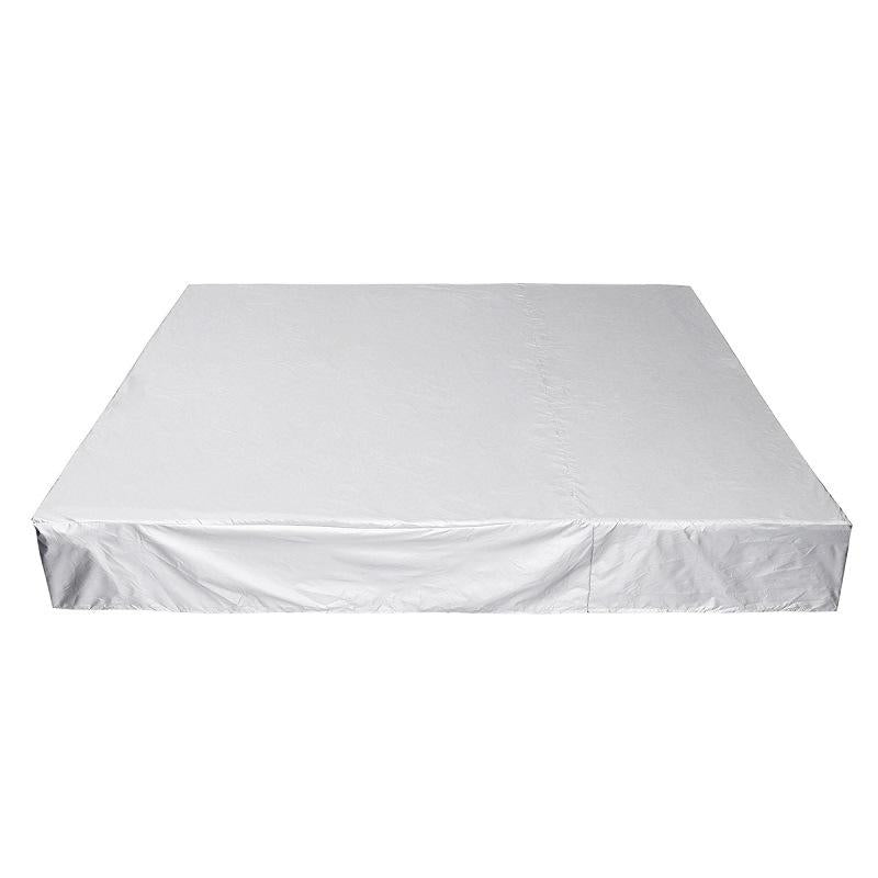 V562-B1091274850DBT-202503031910-00 Waterproof Dustproof Protection Cover for Bathtub Pool Table & Chair - 200x200x85cm - Silver - Image 1
