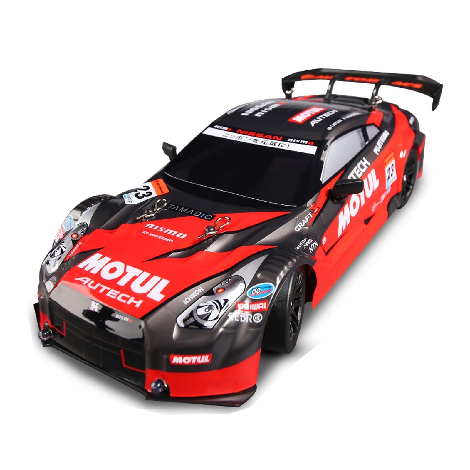 V562-B109419300ADE-202504291312-00 1 16 4wd Drift Rc Toy Car - 2.4g - Compact Design - Black Red - Image 1
