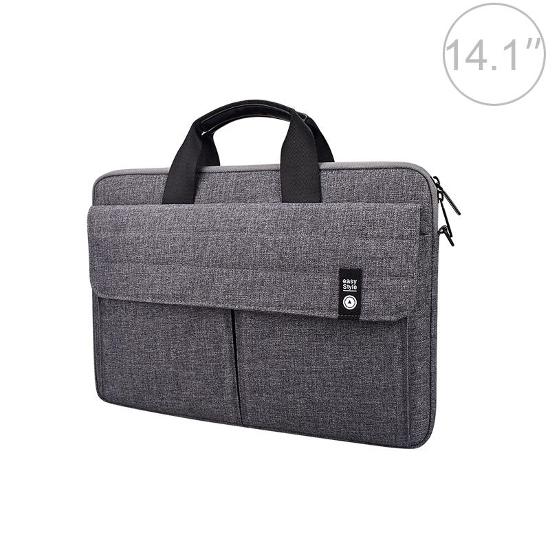 V562-B20689700ADE-202502282135-00 14.1 Inch Laptop Handheld Briefcase Storage Bag - no Shoulder Strap - Grey - Image 1