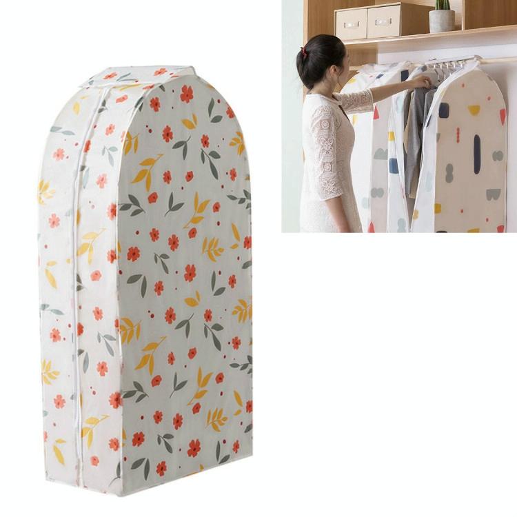 V562-B2084882810DBT-202503031940-00 Large 3d Hanger Pocket Wardrobe with Dust Cover - Flowers - Image 1