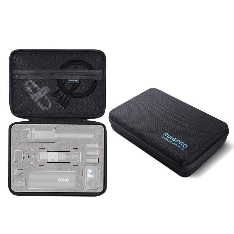 V562-B3210POD-202503062010-00 Waterproof Oxford Storage Box for Dji Pocket Gimbal and Action Camera - 30.2x20.8x7.2cm - Image 1