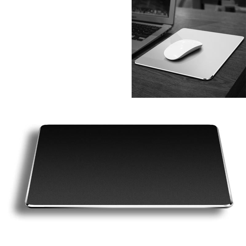 V562-B39390CP-202505261235-00 Double Sided Non Slip Aluminum Mouse Pad M Size - Black - Image 1