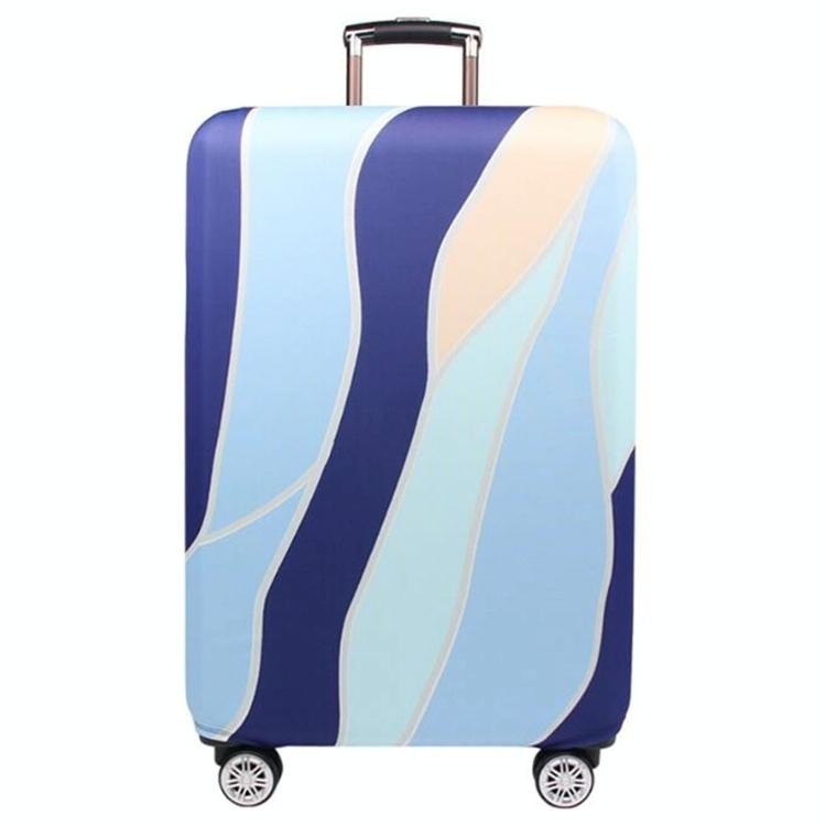 V562-B4036659040DBT-202502281721-00 29-32 Inch Travel Suitcase Dust Covers - Elastic & Abrasion-resistant - Blue Ripple - Image 1