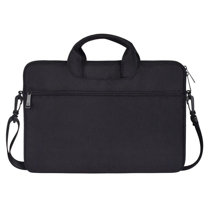 V562-B5025BL-202502282126-00 Hidden Portable One-shoulder Handbag for 14.1 Laptops - Waterproof Oxford Cloth - Black - Image 1