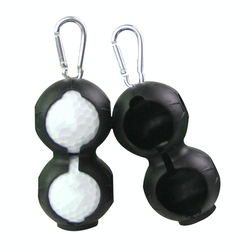 V562-B6526GO-202503041731-00 2-pack Golf Silicone Double-ball Protection Sleeves - Black - Image 1