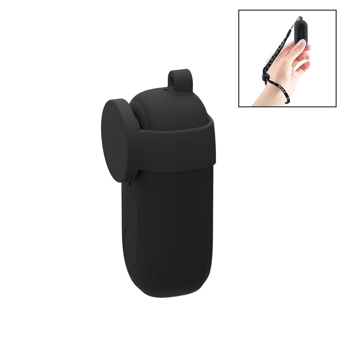 V562-B755UP-221725-00 Insta360 Go 2 Silicone Case with Lens Cover - Black - Image 1