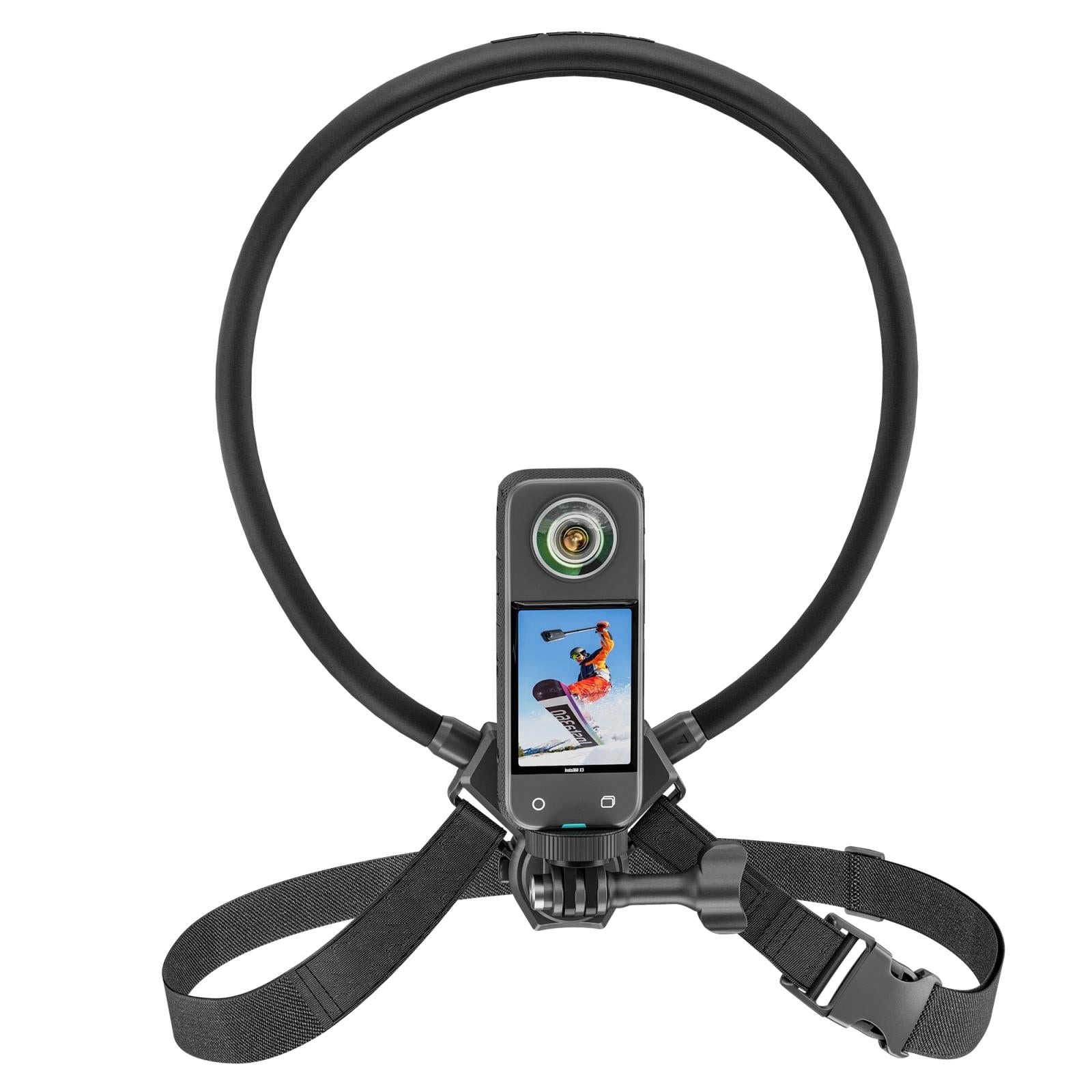 V562-B7983ACD-202503062135-00 Adjustable Neck Vlog Bracket for Dji Gopro Insta360 Action Cameras and Smartphones - Image 1