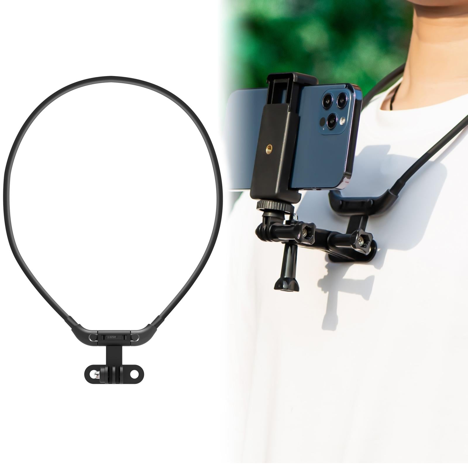 V562-B8122ACD-202503062150-00 Neck Camera Holder for Hands-free Vlogging and Fpv Recording - Image 1