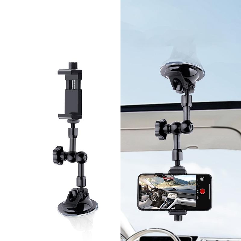 V562-B8312ACD-202503062215-00 Articulating Magic Arm with Suction Cup Phone Mount 4.5 - 7.2 Inch Phones - Image 1