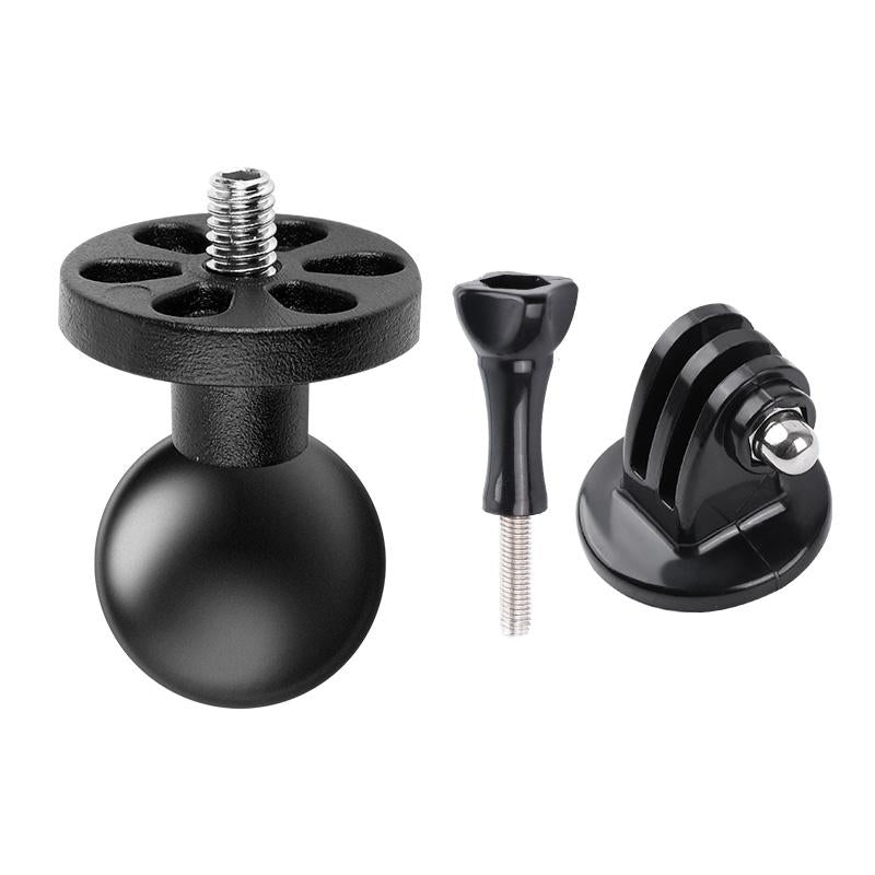 V562-B8690ACD-202503062150-00 25mm Ball Head Motorcycle Mount for Gopro with Tripod Adapter - Image 1