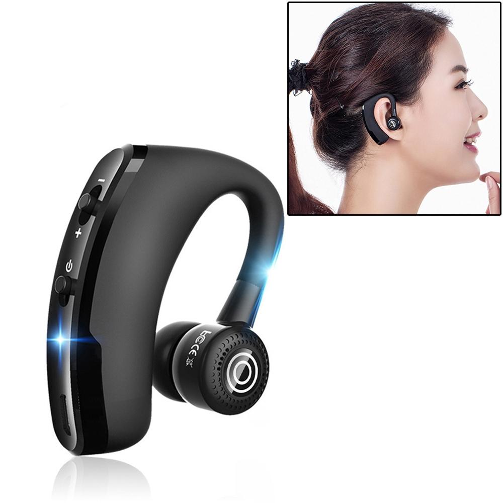 V562-B8720D6PI-202505231811-00 V9 Wireless Bluetooth Headset with Mic for Drivers - Black - Image 1