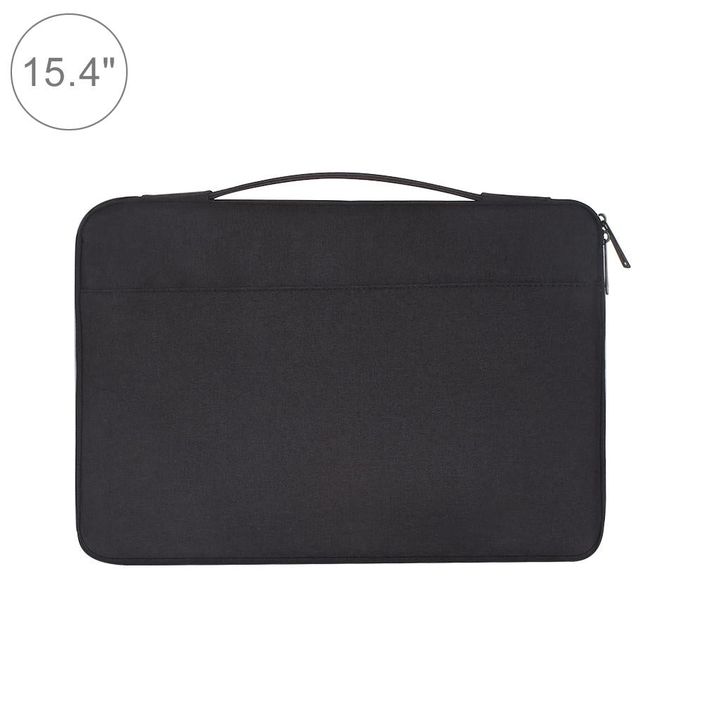 V562-B9561BL-202502282115-00 Stylish Laptop Handbag For Macbook & More - Polyester & Nylon - Black - Image 1