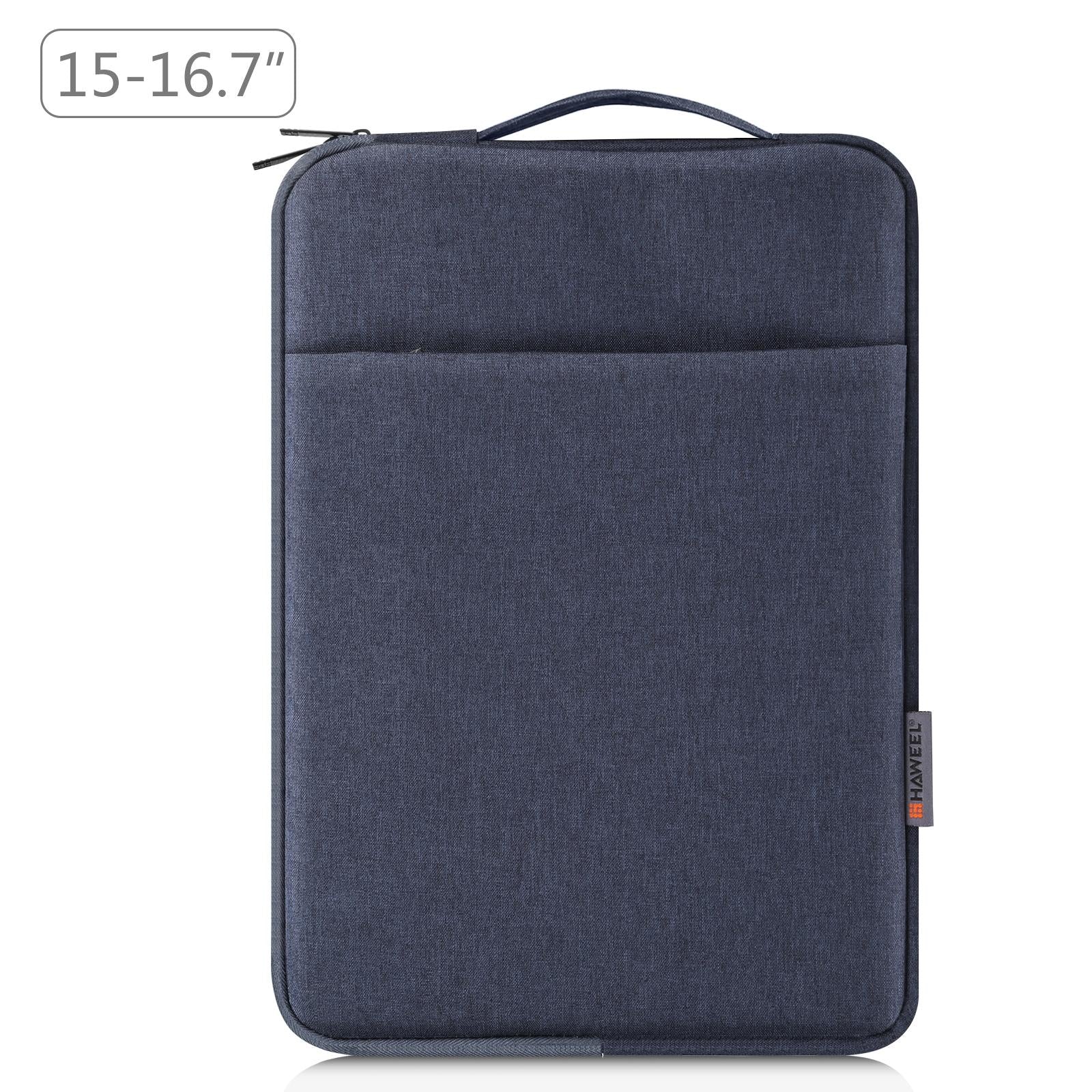 V562-BG1207LWH-202502282053-00 15-16.7 Inch Laptop Sleeve Briefcase With Zipper And Handle - Gray Blue - Image 1