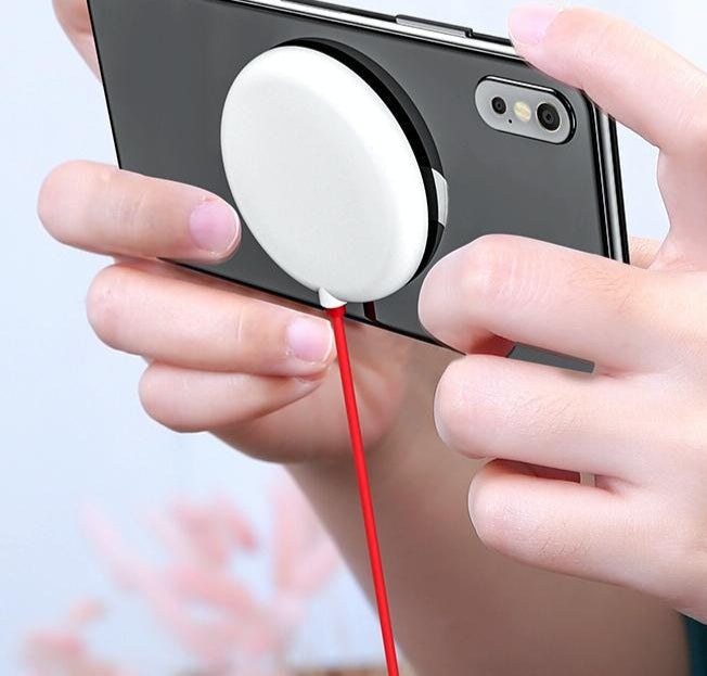 V562-BW0950G8PI-202504212048-00 Wireless Fast Charger With Suction Cup 1.5M - White - Image 1