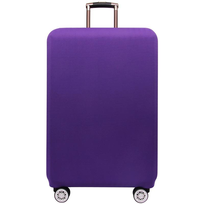 V562-C1021692060DBT-202502281630-00 Stretch Luggage Dust-proof Cover - Durable & Protective - Size s - Violet - Image 1