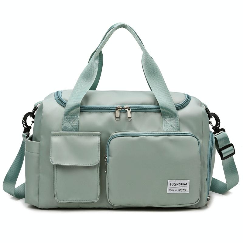 V562-C1042082060DBT-202503041321-00 Compact Waterproof Gym Bag for Travel - Size s - Fruit Green - Image 1