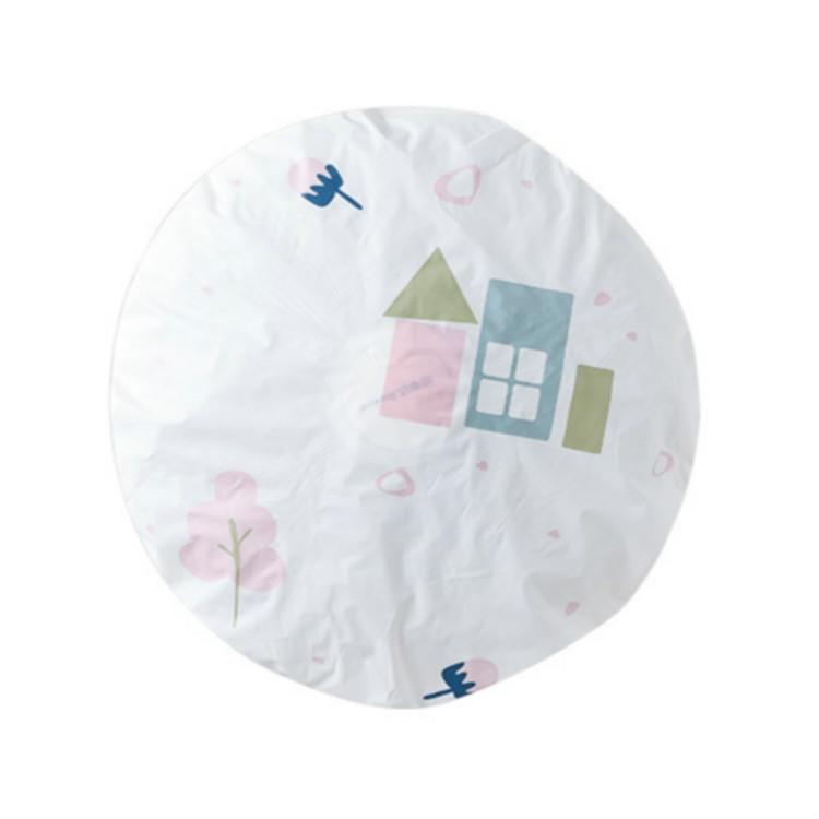 V562-C1056816730DBT-202503031725-00 Modern Minimalist Floral Floor Fan Cover - 48cm - Green House - Image 1