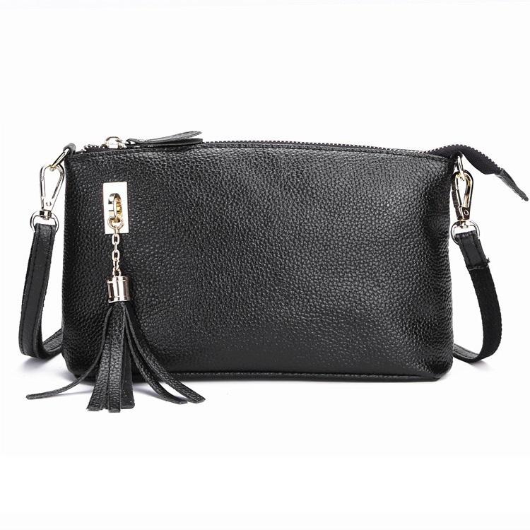 V562-C1057712750DBT-202505191431-00 Fringed One Shoulder Bag For Women Large Capacity Casual - Black - Image 1