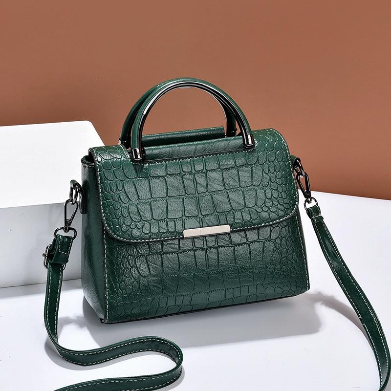 V562-C1058232060DBT-202504251642-00 Stylish Single Shoulder Bag for Women - Green - Image 1