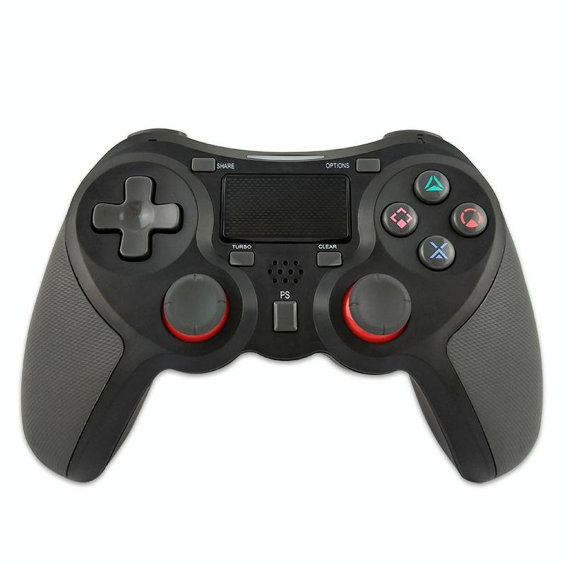 V562-C1061545930DBT-226860-00 Wireless Bluetooth Game Controller for Ps4 - Rubberized - Black B - Image 1