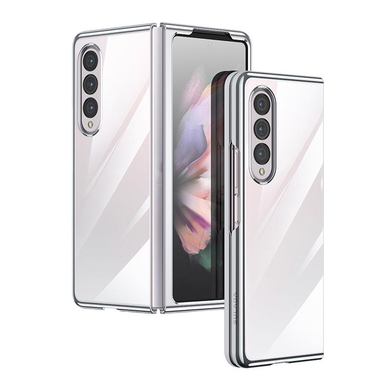 V562-C107545300ADE-202505291237-00 For Samsung Galaxy Z Fold4 5G Shockproof Protective Case - Silver - Image 1