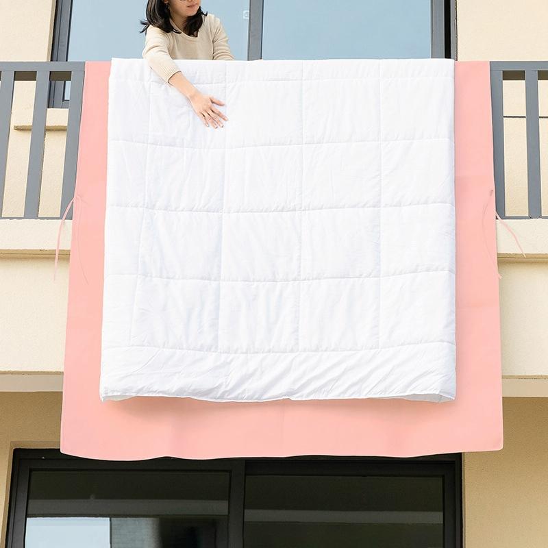 V562-C1076174060DBT-202504161820-00 Thickened Non Woven Sunbed Quilt Mat - Pink - Image 1