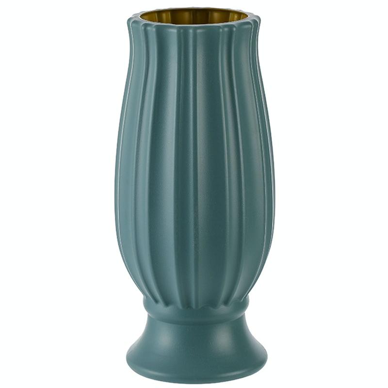 V562-C1087593060DBT-202502272036-00 Soft Dried Flower Vase Arrangement for Living Room Decor - Light Green - Image 1