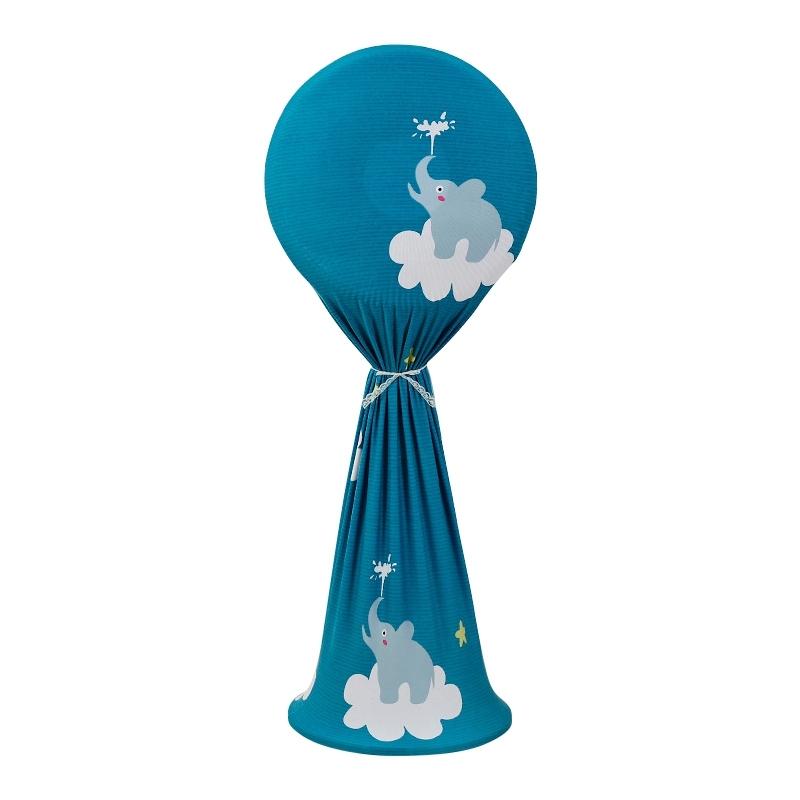 V562-C108988100ADE-202503031716-00 Fan Dust-proof Cover for Household Floor - Elephant - Image 1