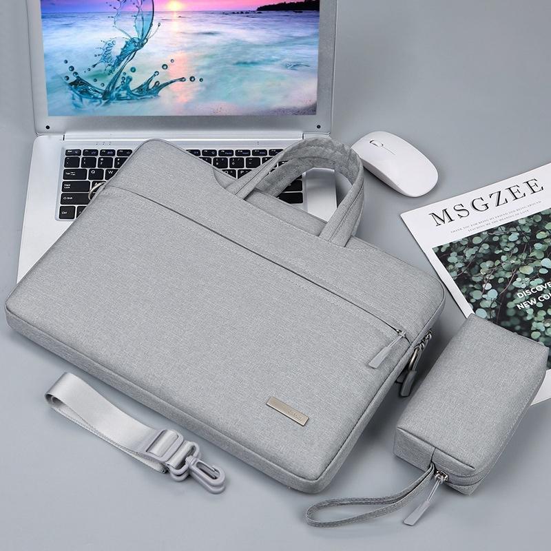 V562-C200822300ADE-202502282220-00 12 Laptop Handbag with Shoulder Strap and Power Bag - Inner Bag - Grey - Image 1