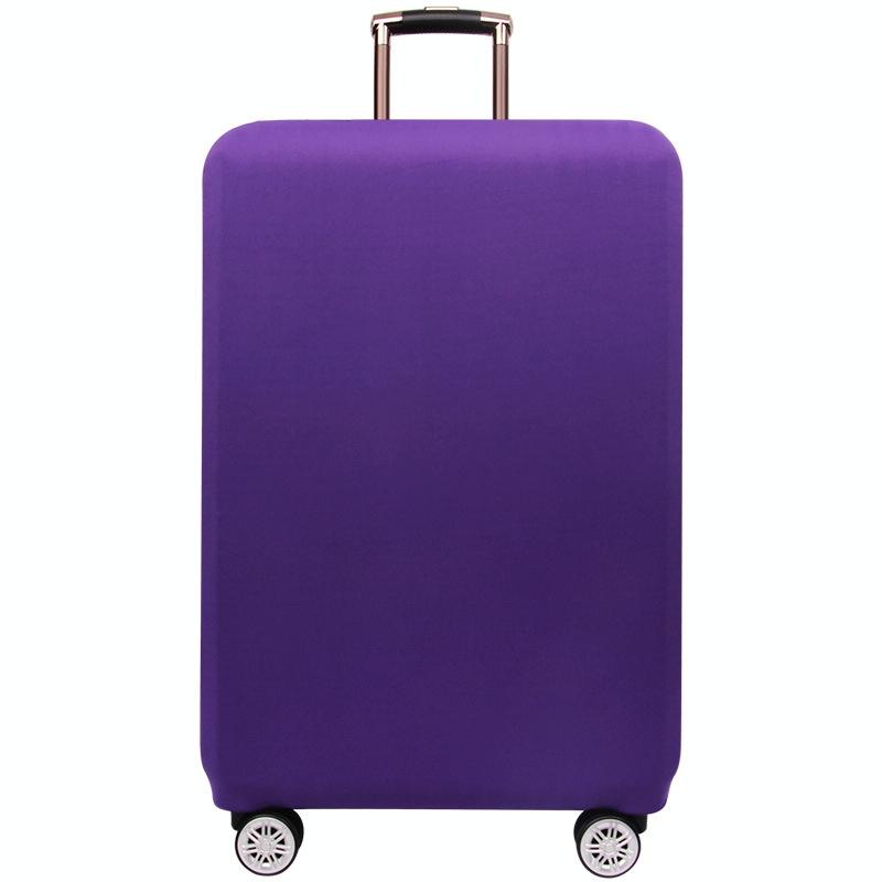 V562-C2021692060DBT-202502281626-00 Stretch Luggage Protective Cover - Durable & Dust-proof - Size m - Violet - Image 1