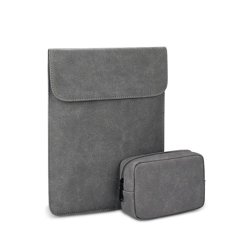 V562-C202767100ADE-202504251553-00 13.3 Inch Ultra-thin Notebook Liner Bag with Small Bag - Perfect for On-the-go - Dark Grey - Image 1