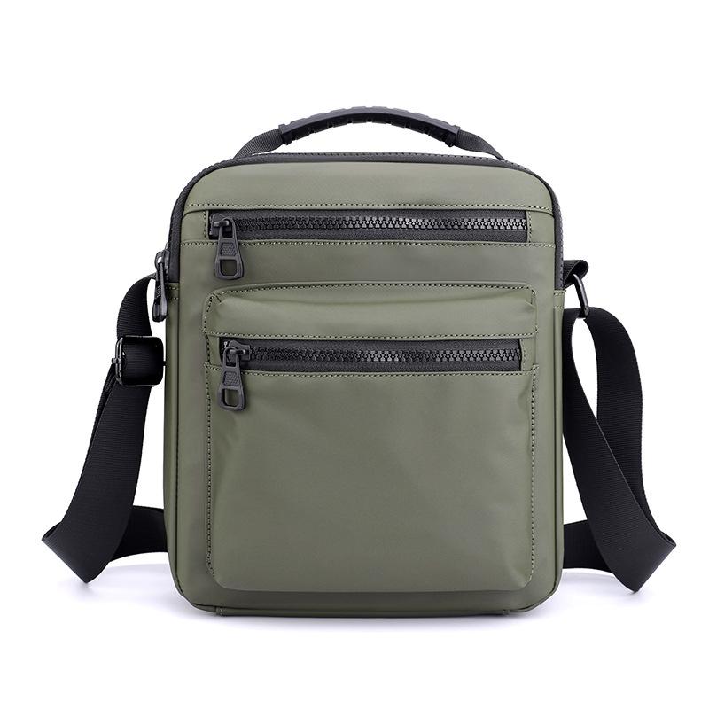 V562-D1006812750DBT-202503032020-00 Men Oxford Cloth Crossbody Chest Bag Sporty And Versatile - Army Green - Image 1