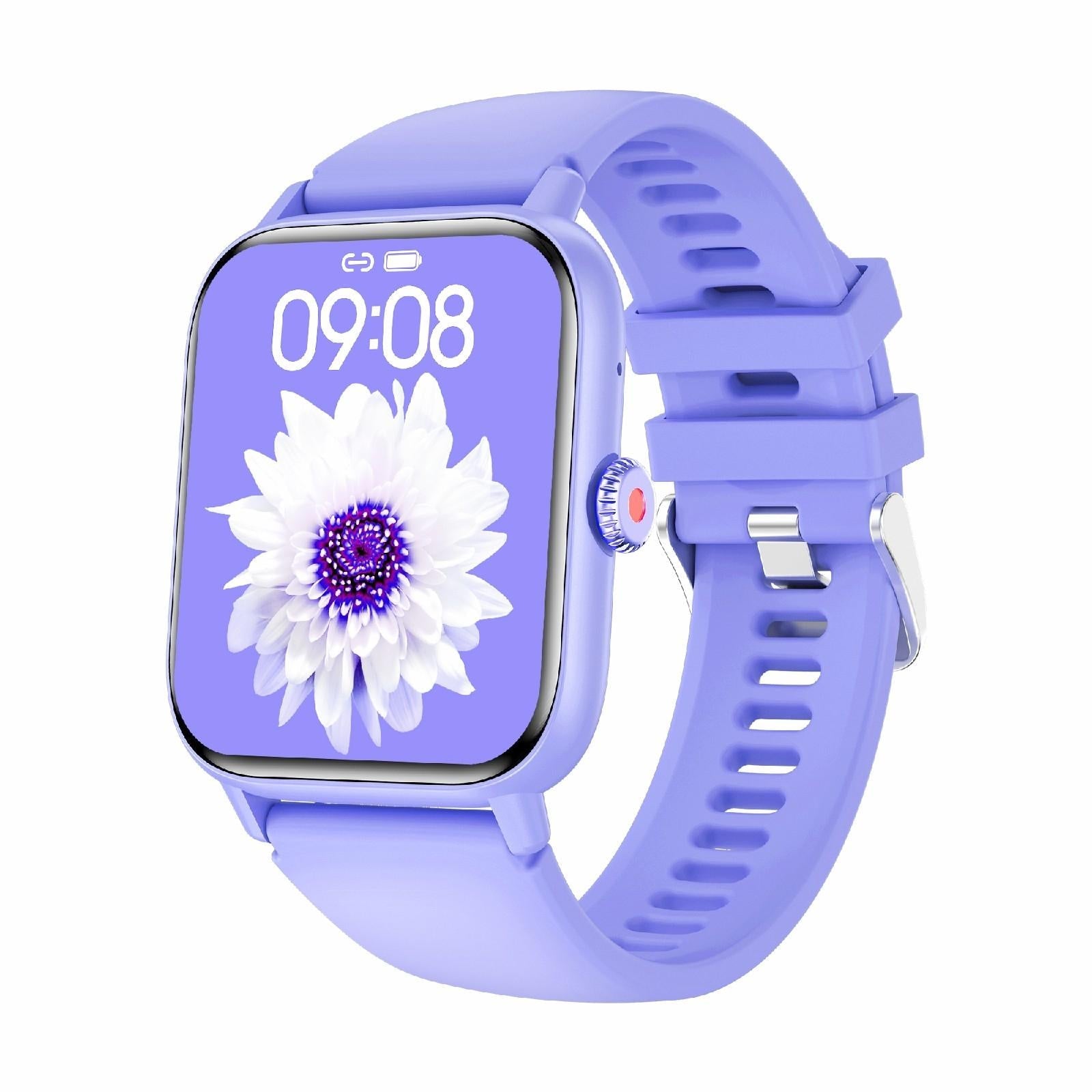 V562-D105842600ADE-202504252115-00 1.83 Inch Bt5.2 Smart Sport Watch Support Bluetooth Call / Sleep / Blood Sugar / Blood Oxygen / Heart Rate / Blood Pressure Health Monitor - Purple - Image 1