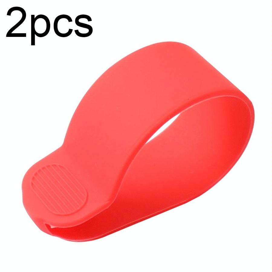 V562-D1098753060DBT-202505291140-00 2pcs Silicone Scooter Accelerator Dial Cover for Xiaomi M365 / 1s / Pro / Max G30 / Es2 - Red - Image 1