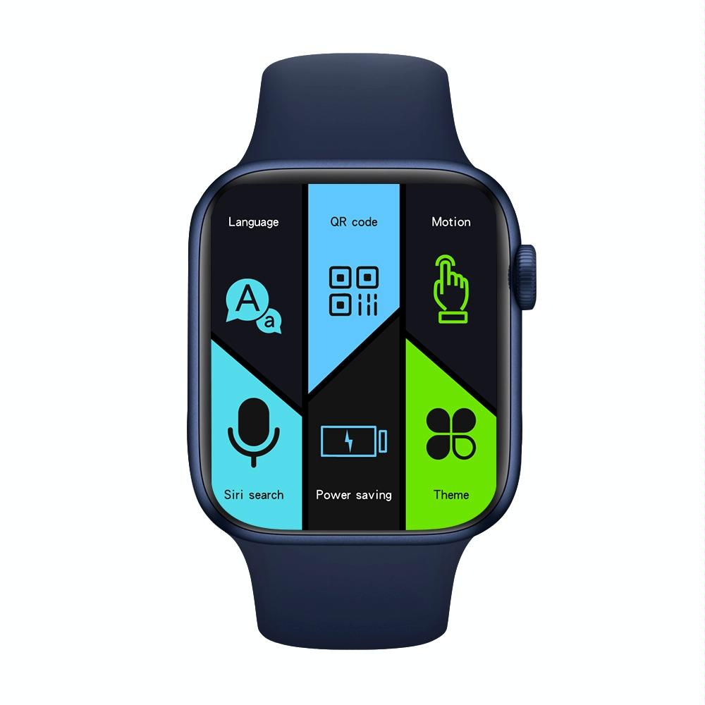 V562-E108901100ADE-202504251846-00 1.75 Inch Full Screen Ip67 Waterproof Smart Watch Support Sleep Monitor / Heart Rate Monitor / Bluetooth Call - Blue - Image 1