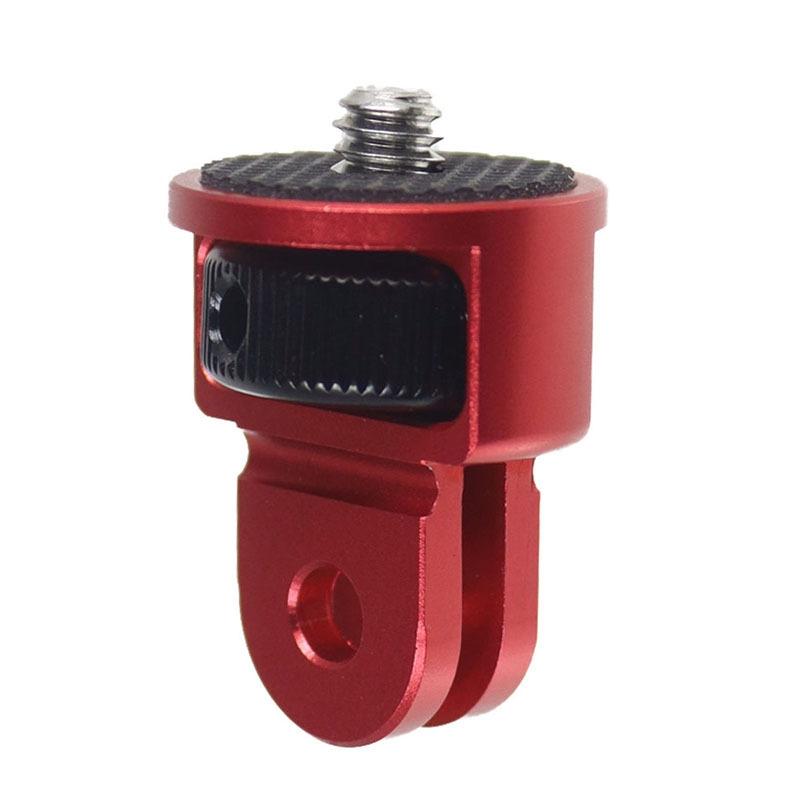 V562-E1095232060DBT-222228-00 Universal Tripod Adapter for Action Cameras - 1 / 4 Inch Screw - Red Black - Image 1