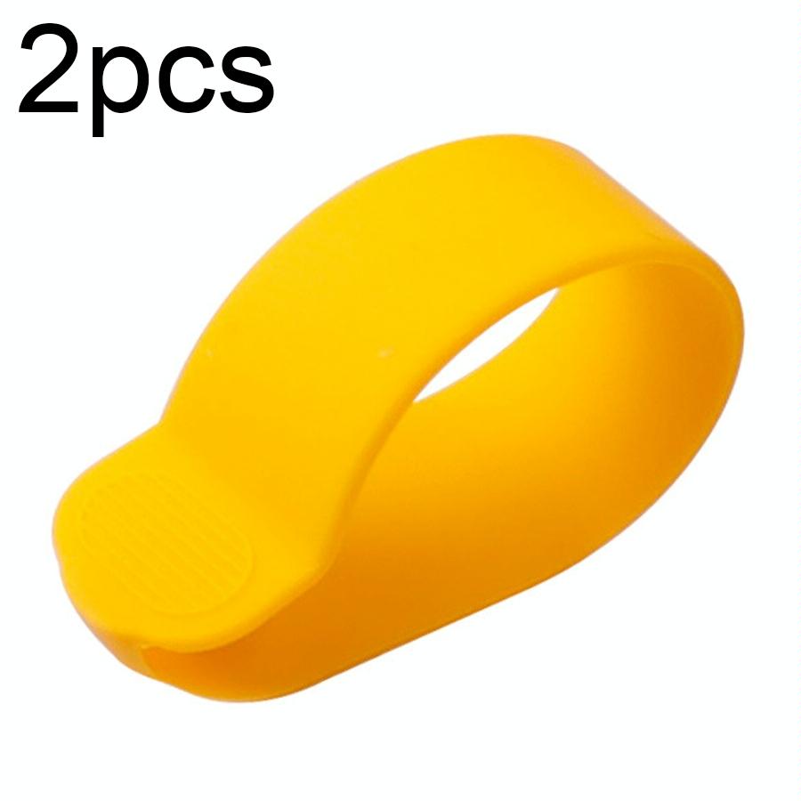 V562-E1098753060DBT-202505291140-00 2pcs Silicone Scooter Accelerator Dial Cover for Xiaomi M365 / 1s / Pro / Max G30 / Es2 - Yellow - Image 1