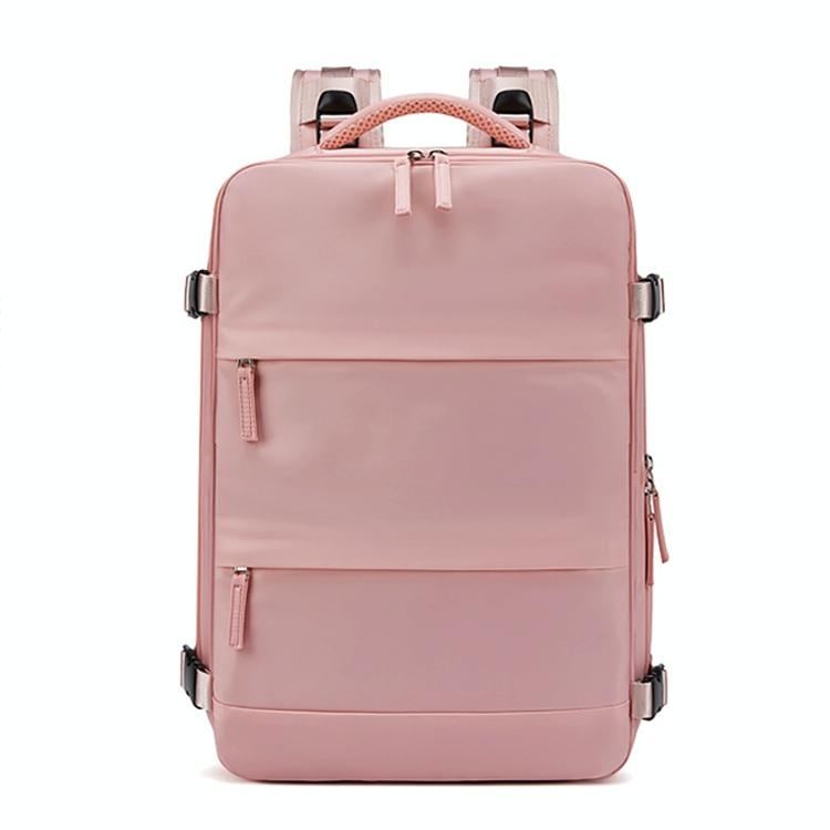 V562-E502154500ADE-202502282050-00 Outdoor Travel Laptop Backpack - Army Green - Pink - Image 1