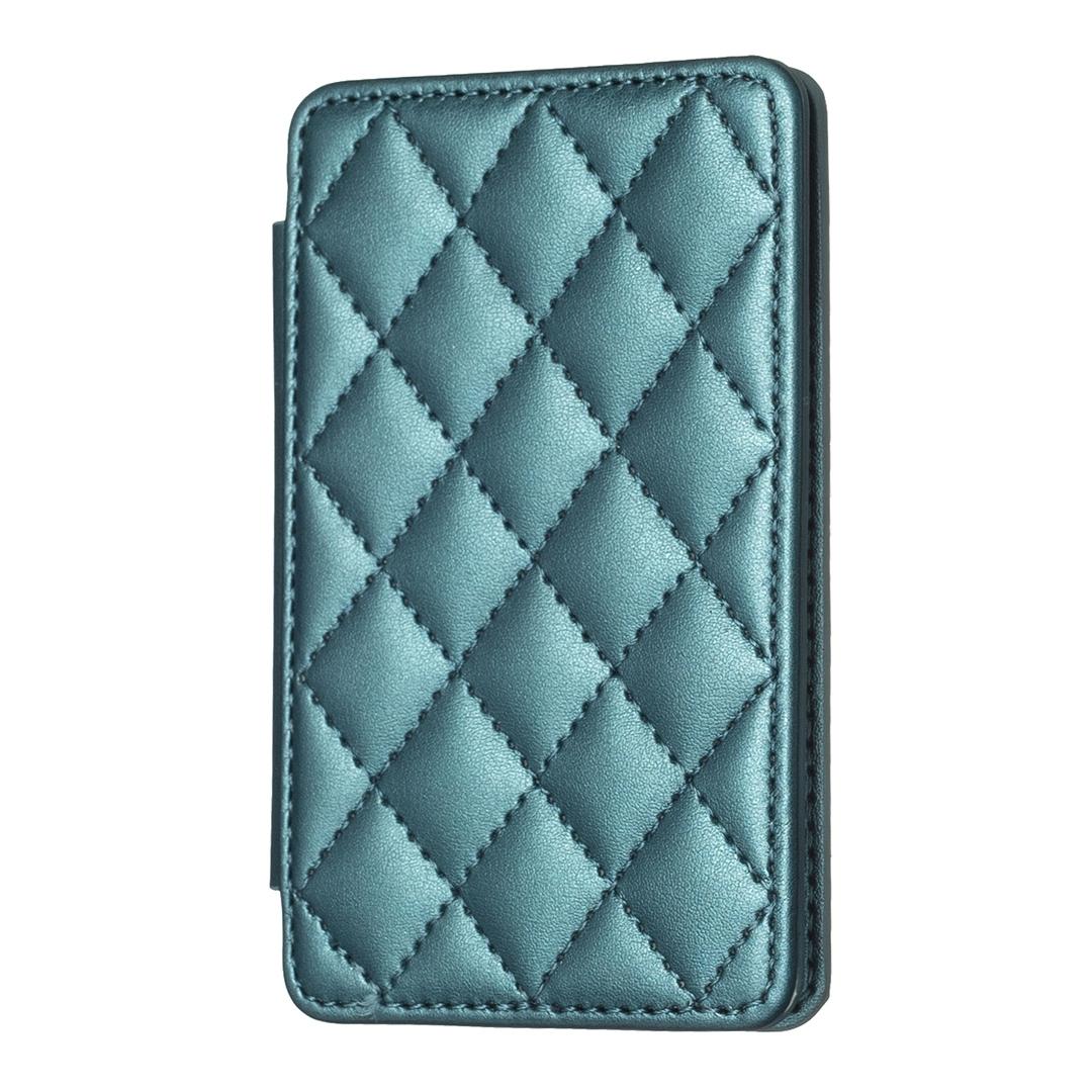 V562-F105239400ADE-202503281921-00 Rhombus Pattern Card Bag Back Sticker For Mobile Phones - Green - Image 1