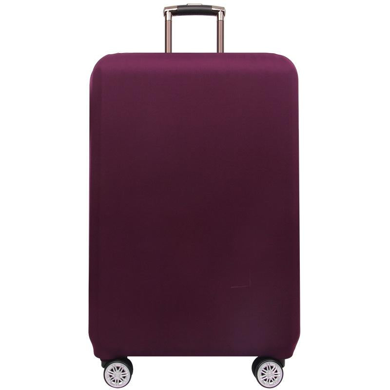 V562-F2021692060DBT-202502281626-00 Stretch Luggage Protective Cover - Durable & Dust-proof - Size m - Purple Red - Image 1