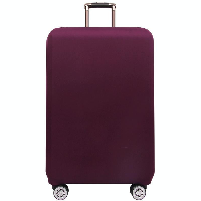 V562-F3021692060DBT-202502281625-00 Stretch Luggage Protective Cover - Durable & Dust-proof - Size l - Purple Red - Image 1