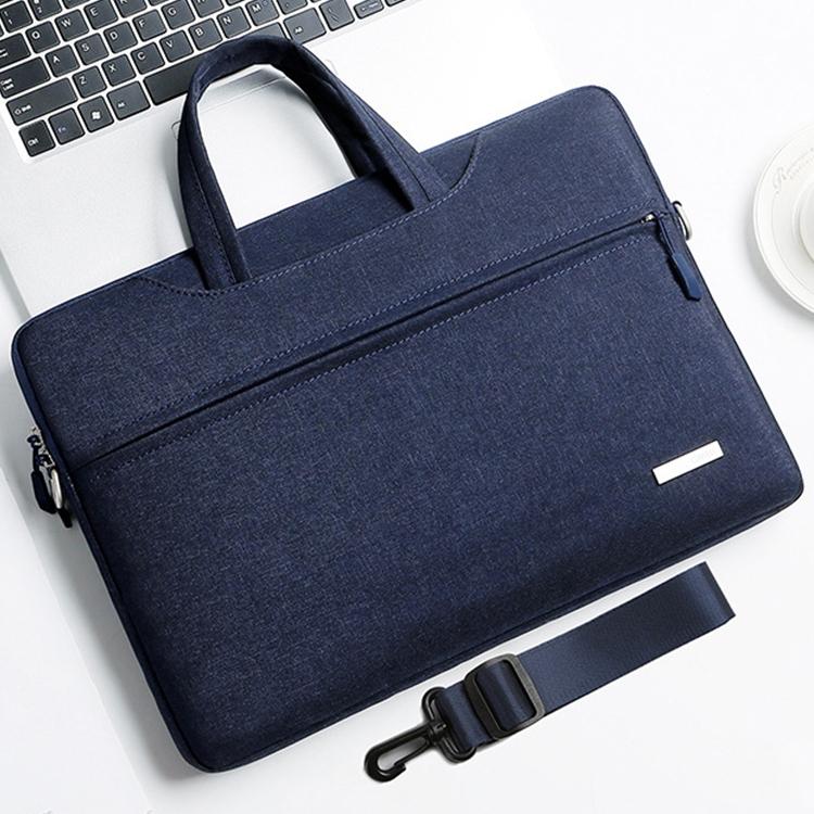 V562-F408722300ADE-202502281945-00 14 Inch Inner Bag with Shoulder Strap for Handbag or Laptop - Dark Blue - Image 1