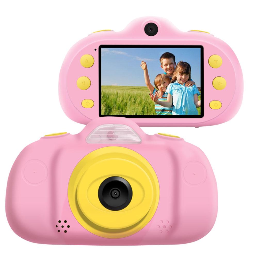 V562-F6290ACD-202502241525-00 8mp Dual-lens Children Camera with 2.4 Screen Supports 32gb Tf Card - Pink - Image 1