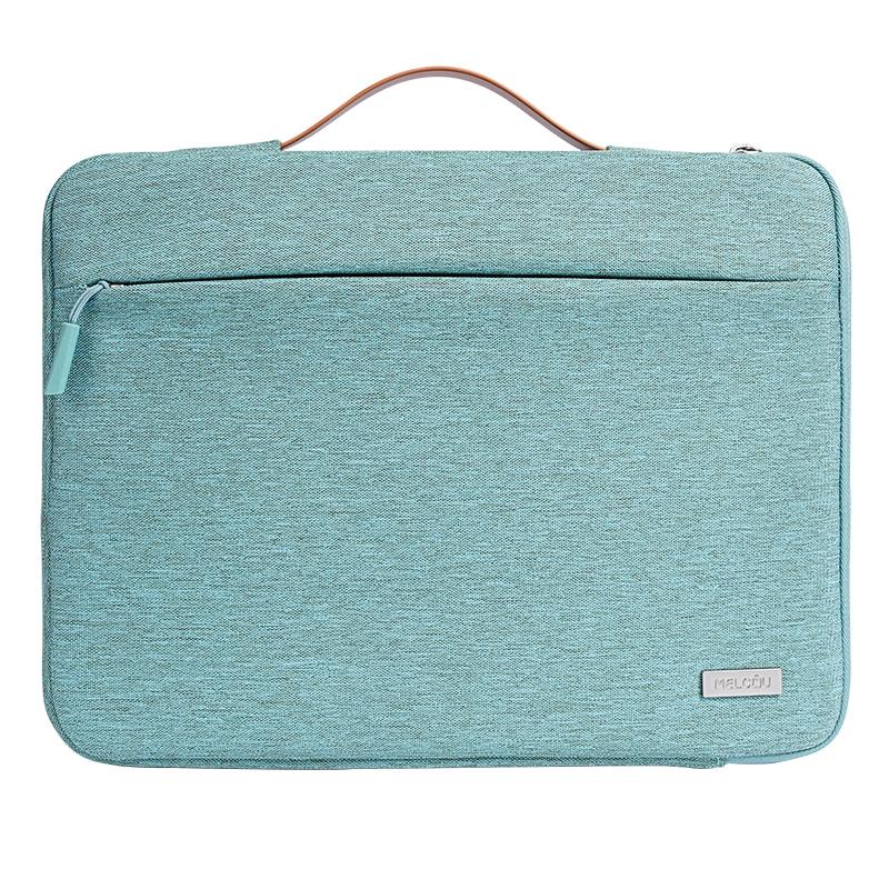 V562-G0580CBM-202502282011-00 Waterproof Laptop Sleeve Bag With Zipper - Handheld - Green - Image 1