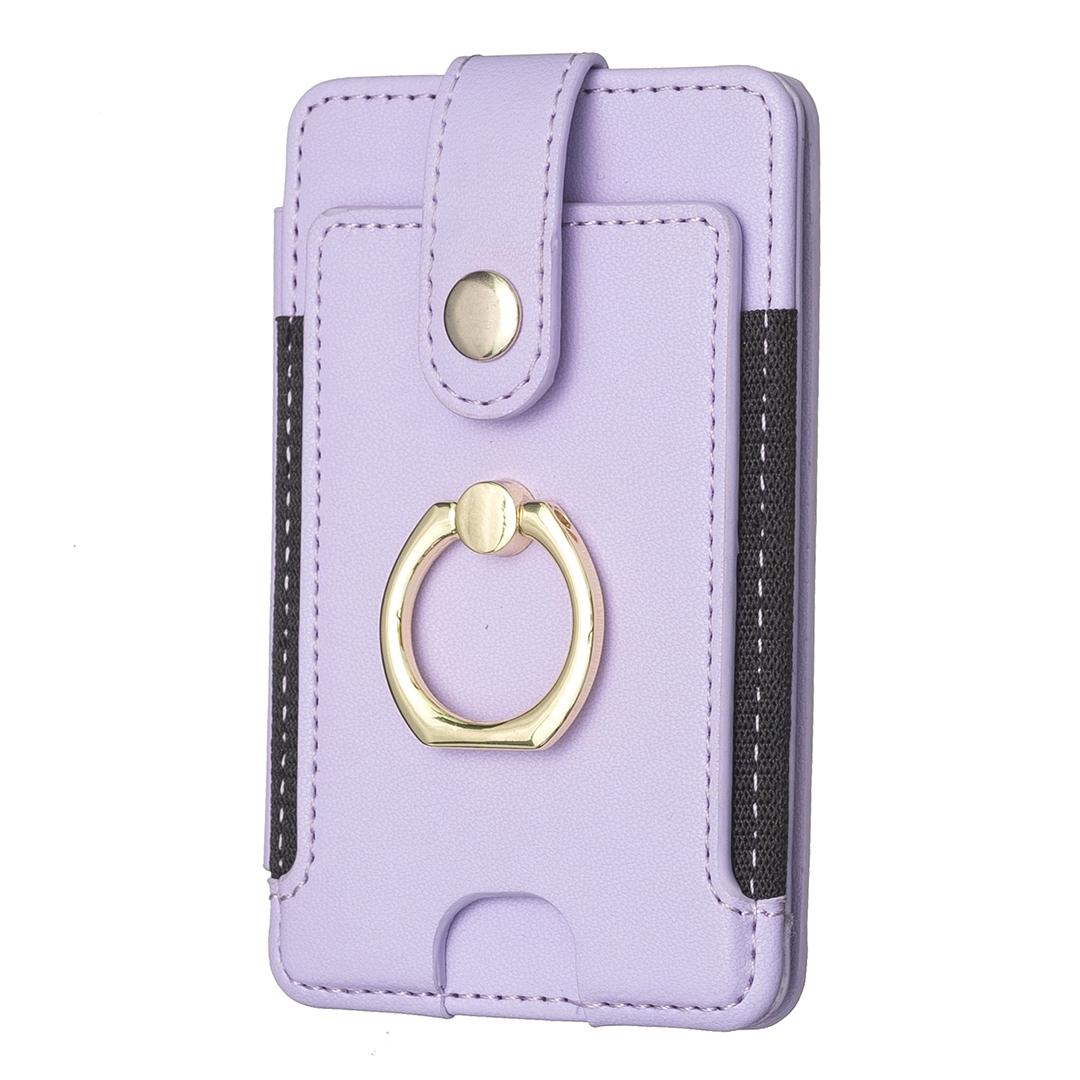 V562-G109239400ADE-202503281911-00 Metal Ring Card Bag Sticker For Mobile Phones - Purple - Image 1