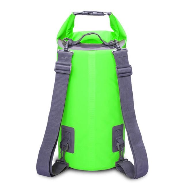 V562-G1585GO-202504251505-00 Waterproof Dual Shoulder Dry Bag 50L Capacity - Green - Image 1