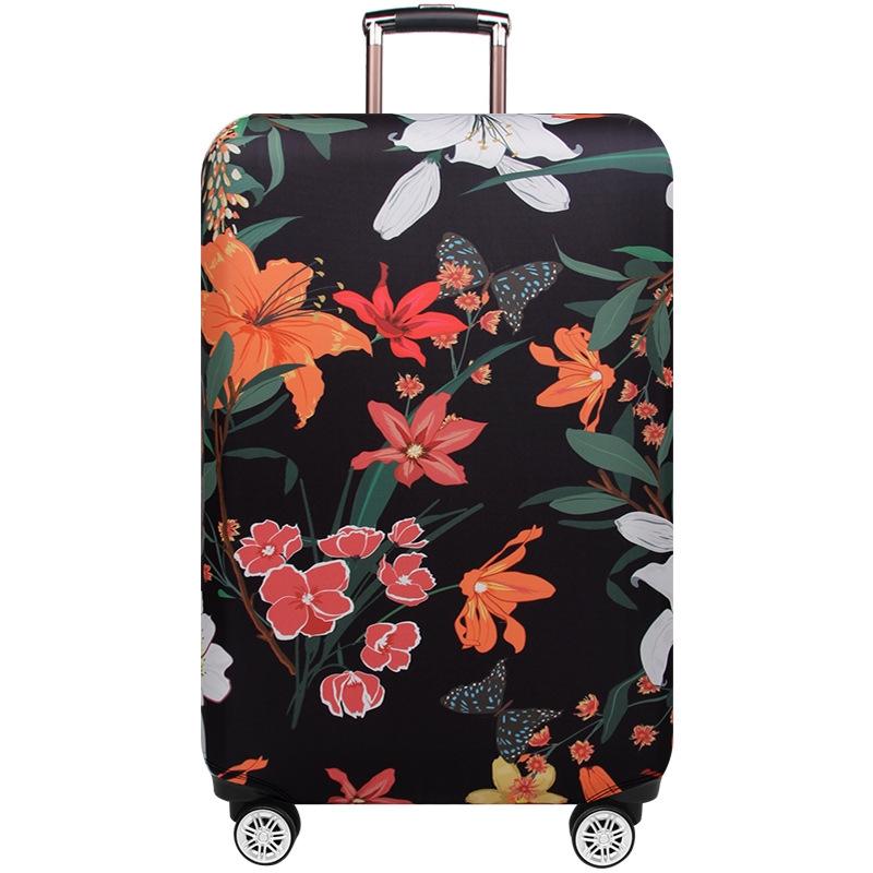 V562-G3057592060DBT-202502281653-00 Thickened Luggage Cover - Elastic Wear-resistant Anti-dust Protection - Size l - Paris Tower - Image 1