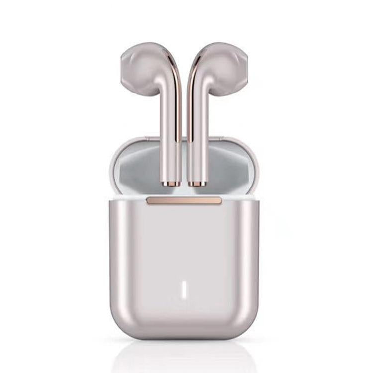 V562-GR0182D6PI-202505211932-00 Wireless Binaural Bluetooth Earphones with Charging Box - J18 - Rose Gold - Image 1
